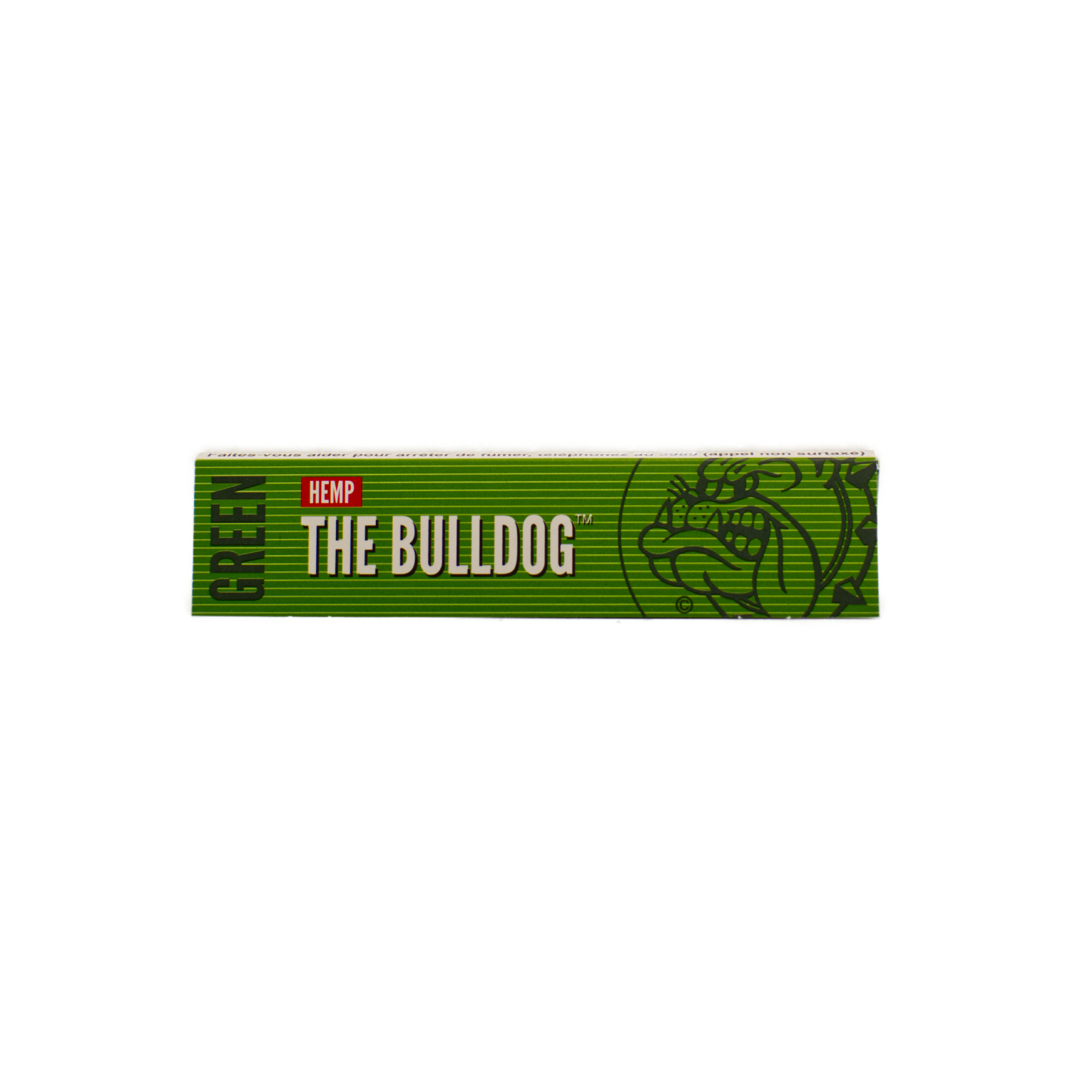 Feuilles Slim “The Bulldog” Green Chanvre