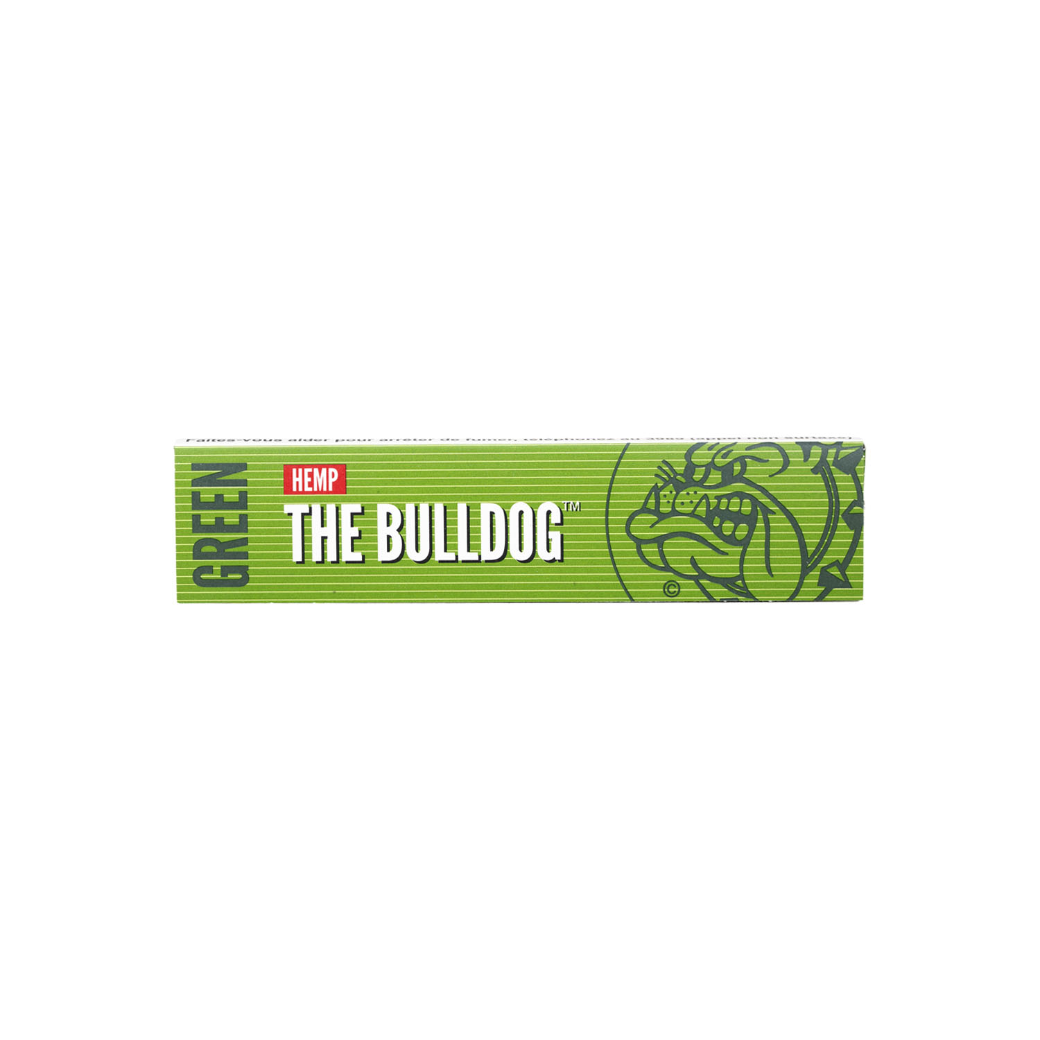 Feuilles Slim “The Bulldog” Green Chanvre